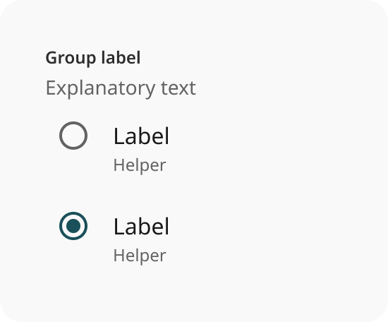 Overview | Radio button | Made with Supernova