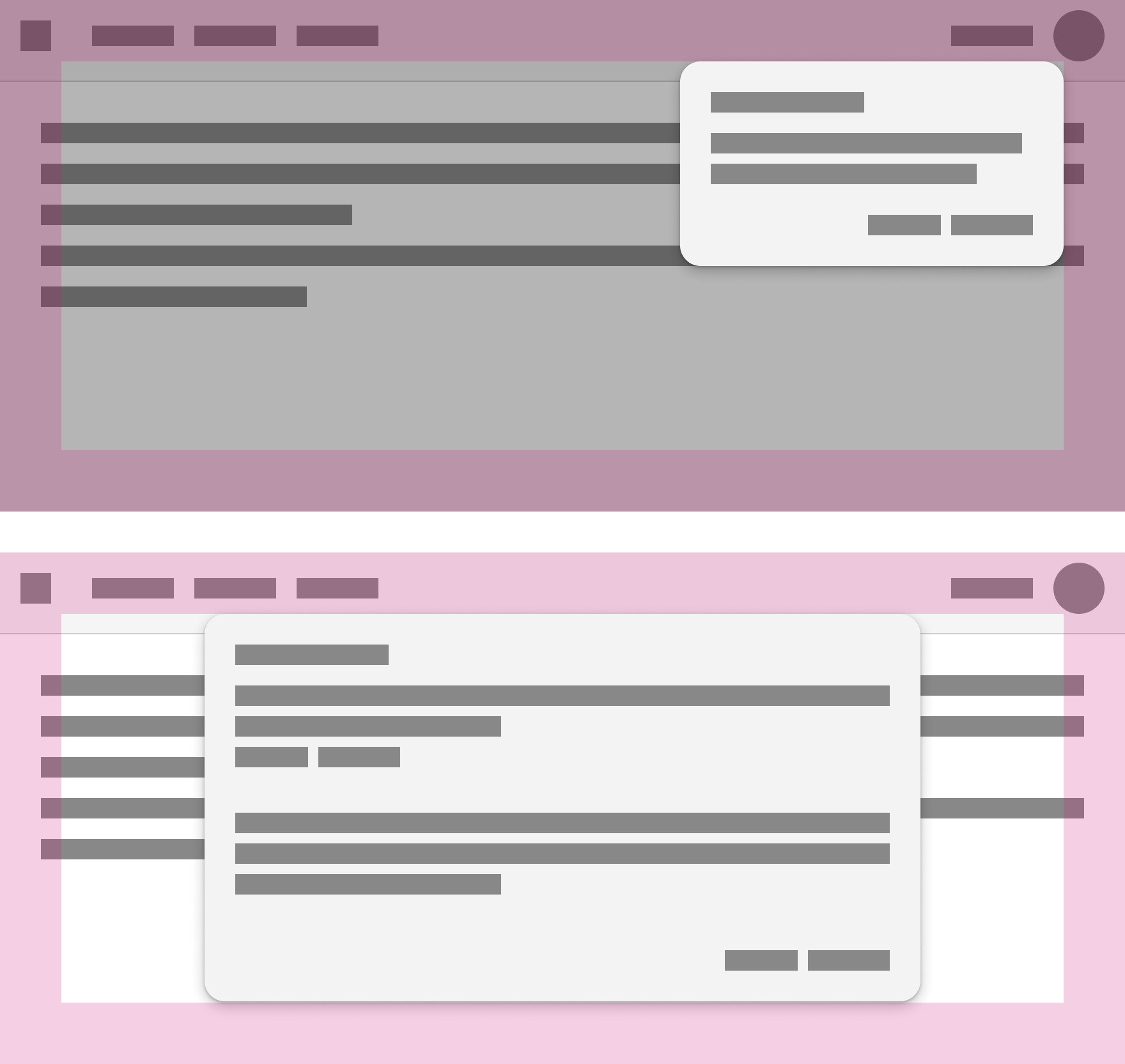Overview | Dialog | Made with Supernova