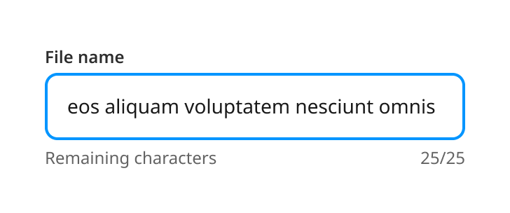 Overview | Text input | Made with Supernova