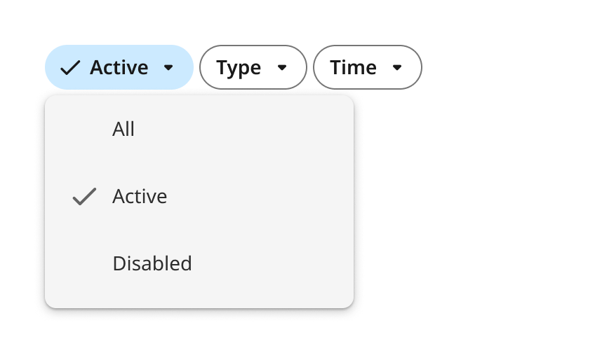 Overview | Sort and Filter | Made with Supernova