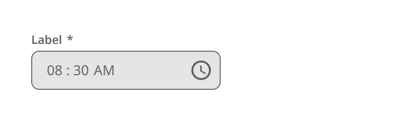 Overview | Time input | Made with Supernova