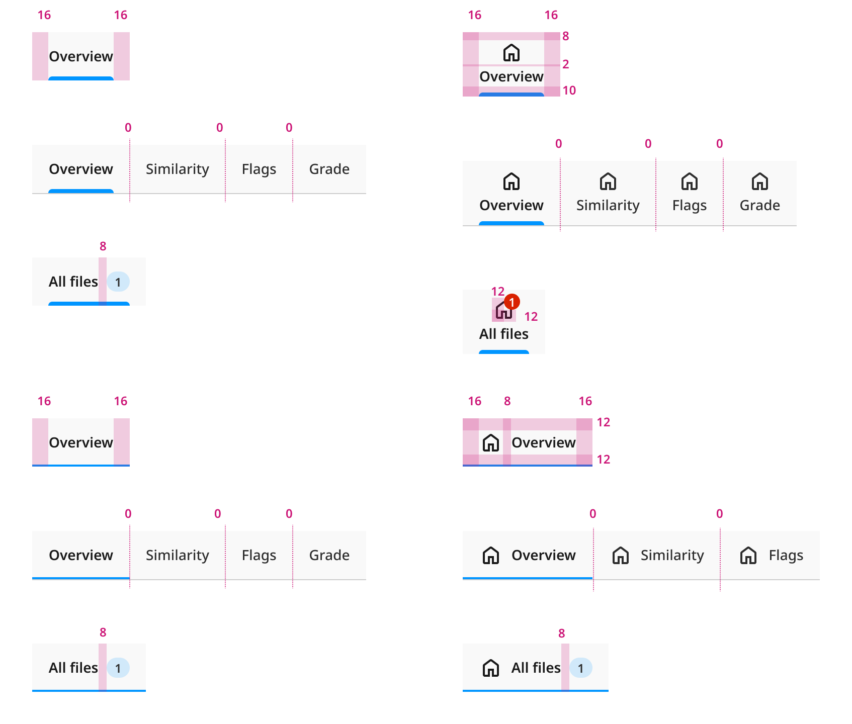 Overview | Tabs | Made with Supernova