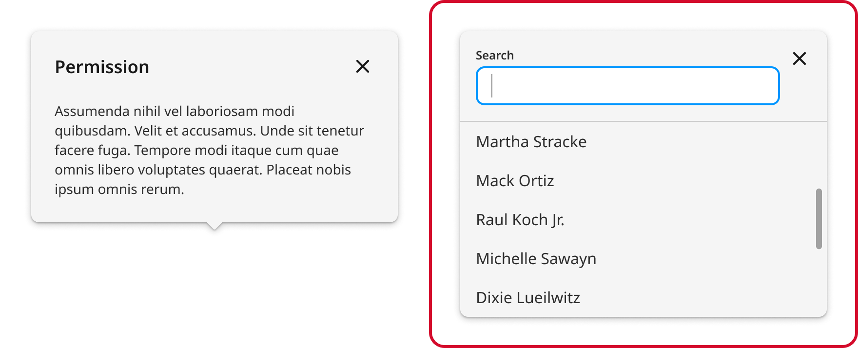 Overview | Popover | Made with Supernova