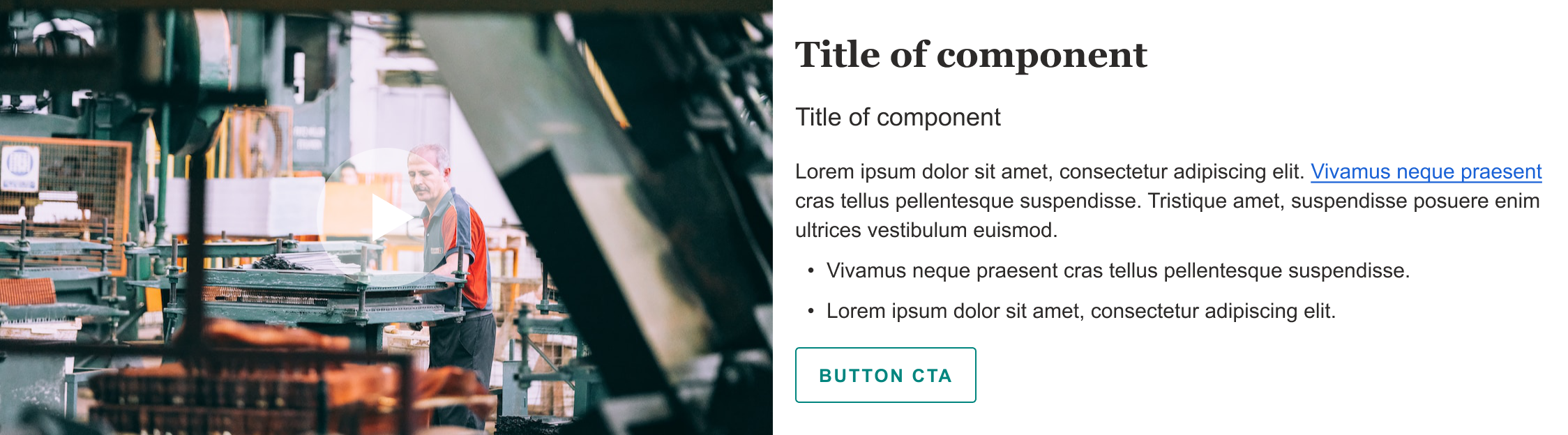 Text Media Component - updates Sustainability Example