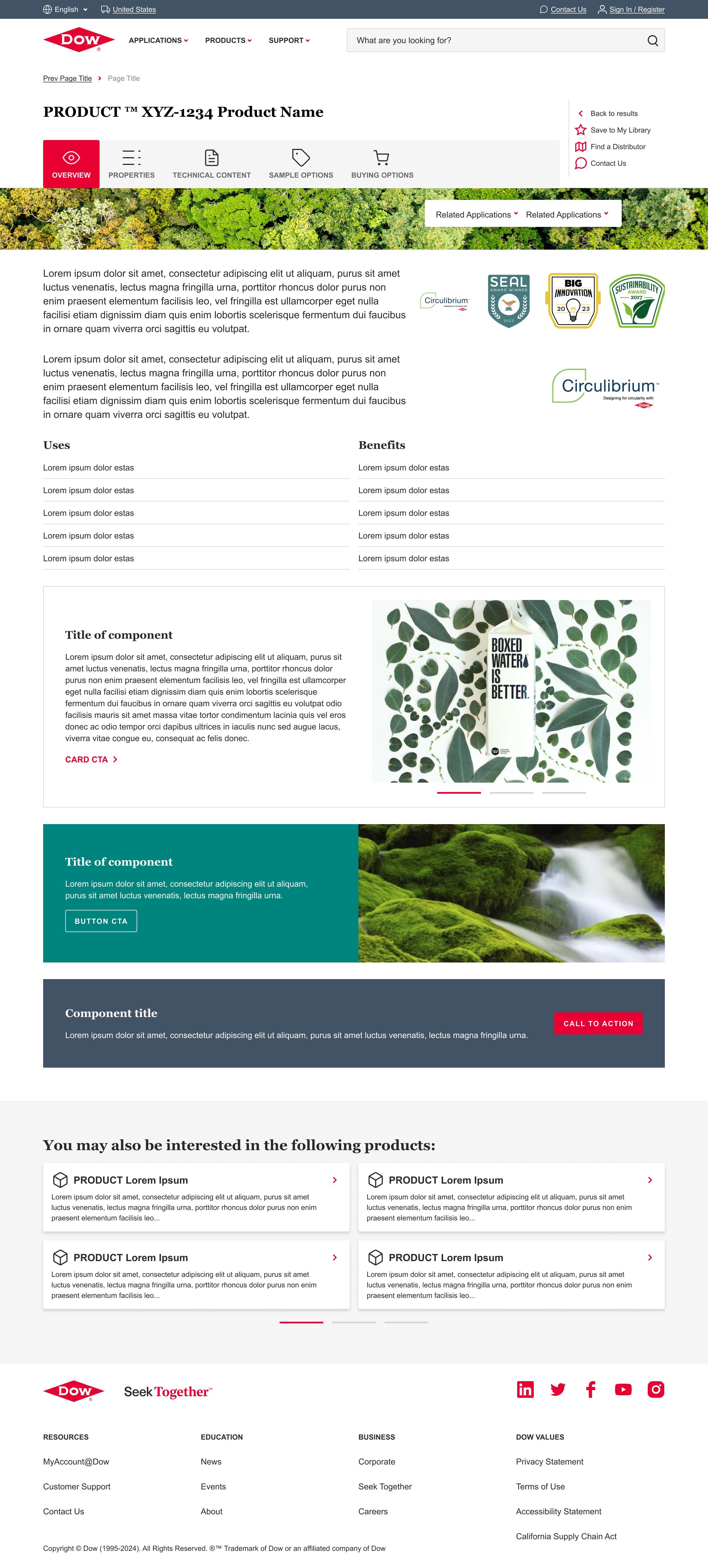 Sust PDP - Overview tab