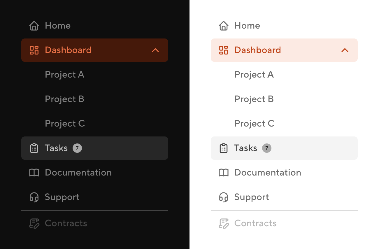 Buttongroup template - Theme Spark