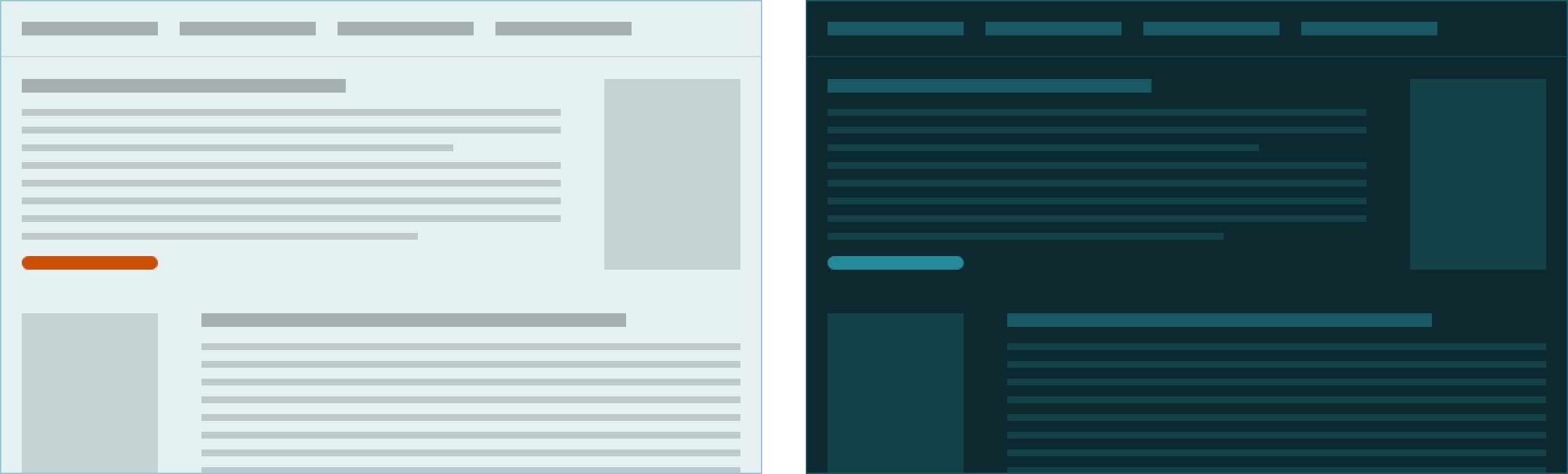 Custom themes