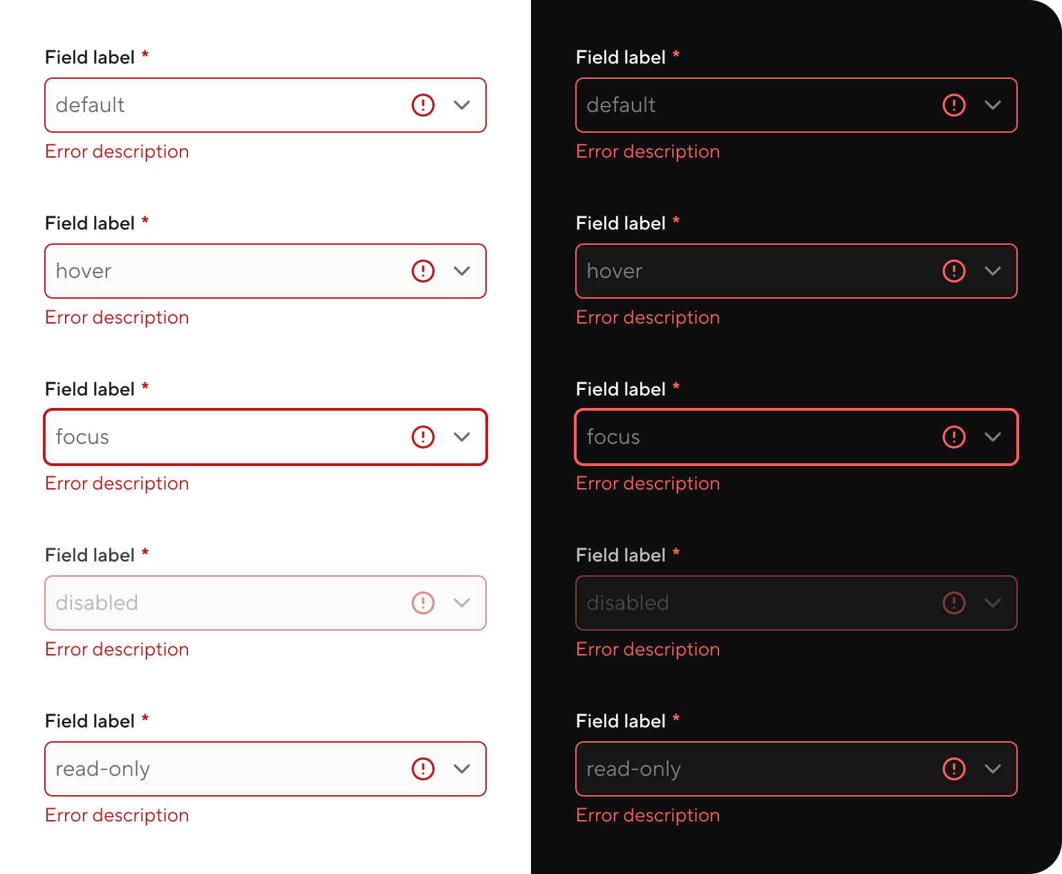 Field select - error