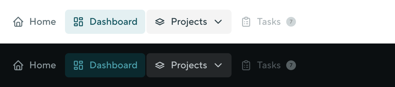 Buttongroup template - theme Ocean