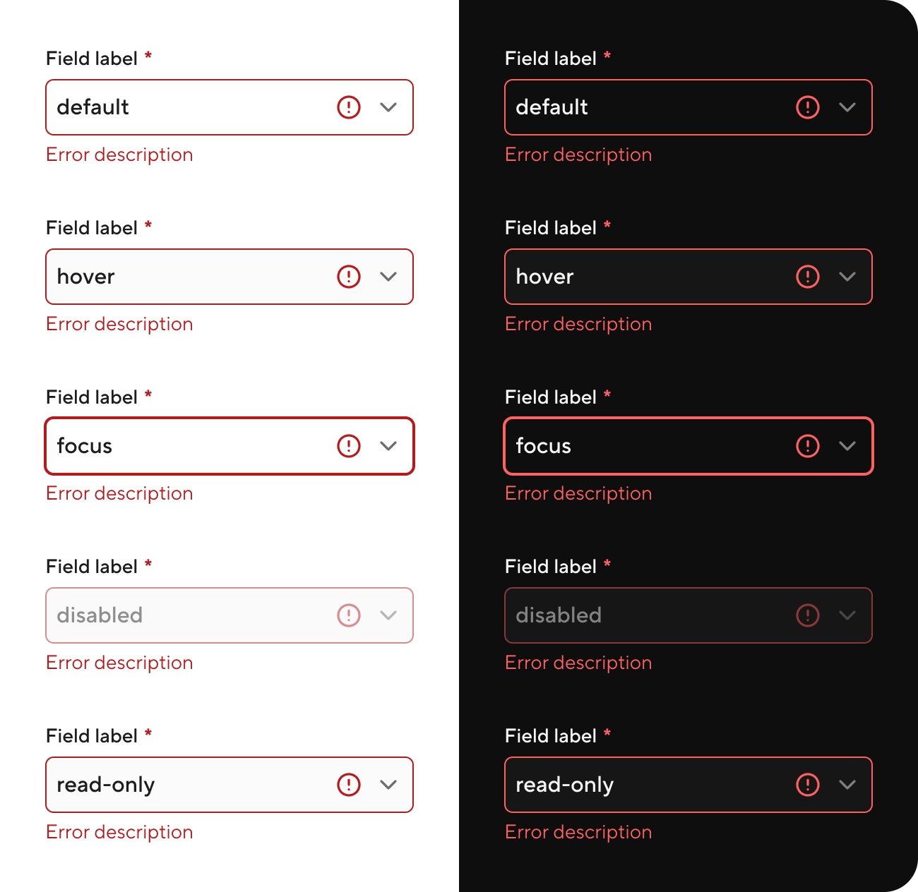 Field multiselect - error