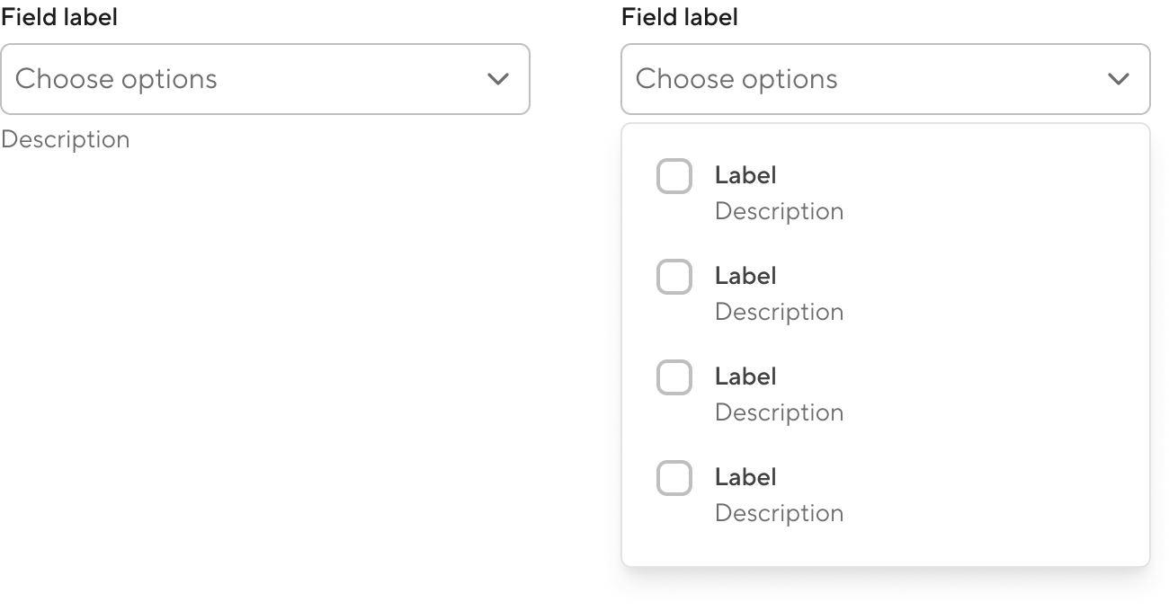 Field multiselect overview