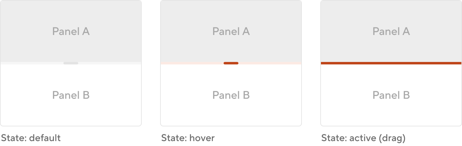 Splitter - Props - States