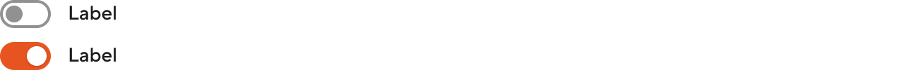 Toggle - comp states