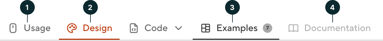 Tabs - States