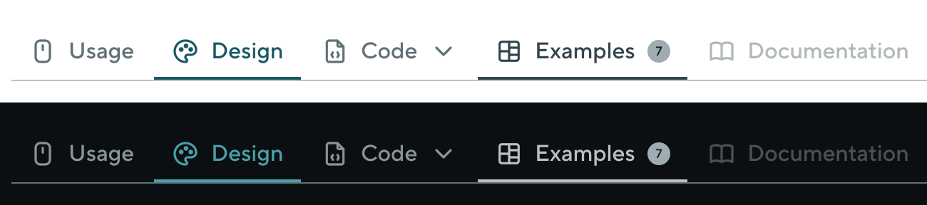 Buttongroup template - theme Ocean