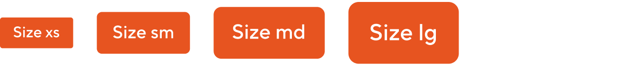 Button - sizes