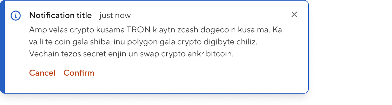 Notification - overview