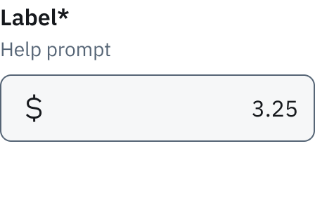 Type=Amount, State=Read Only