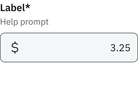 Type=Amount, State=Read Only