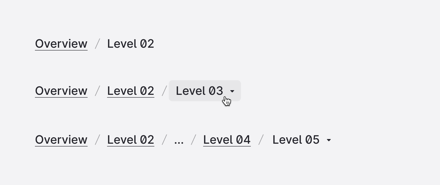 Overflow content
