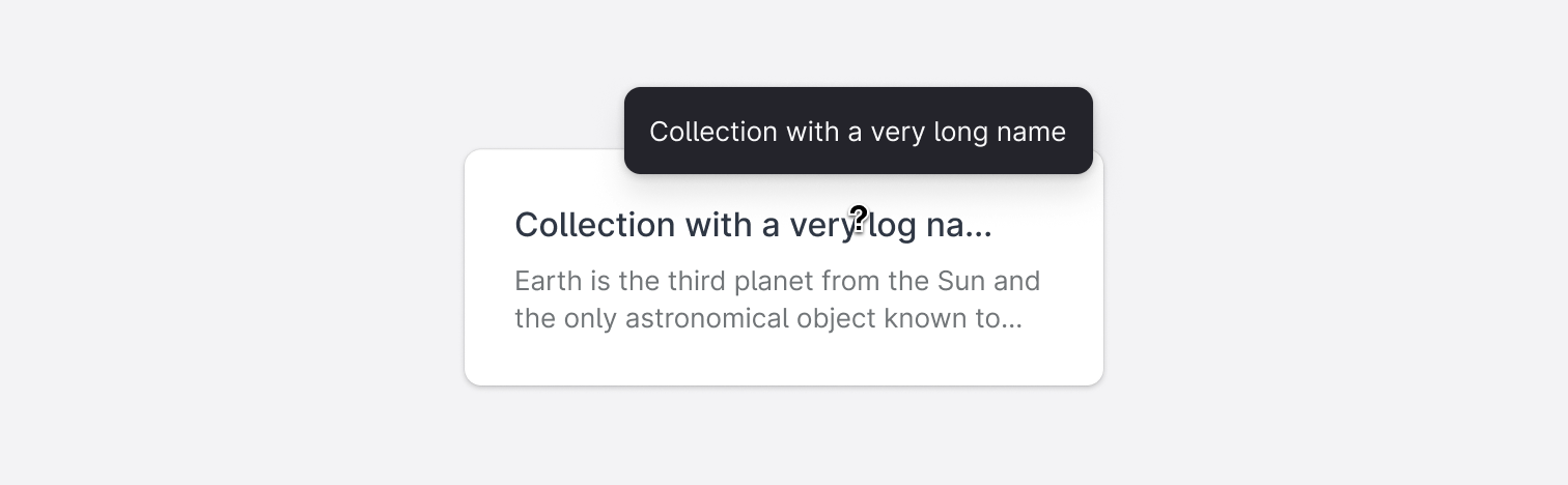 End-line Ellipsis