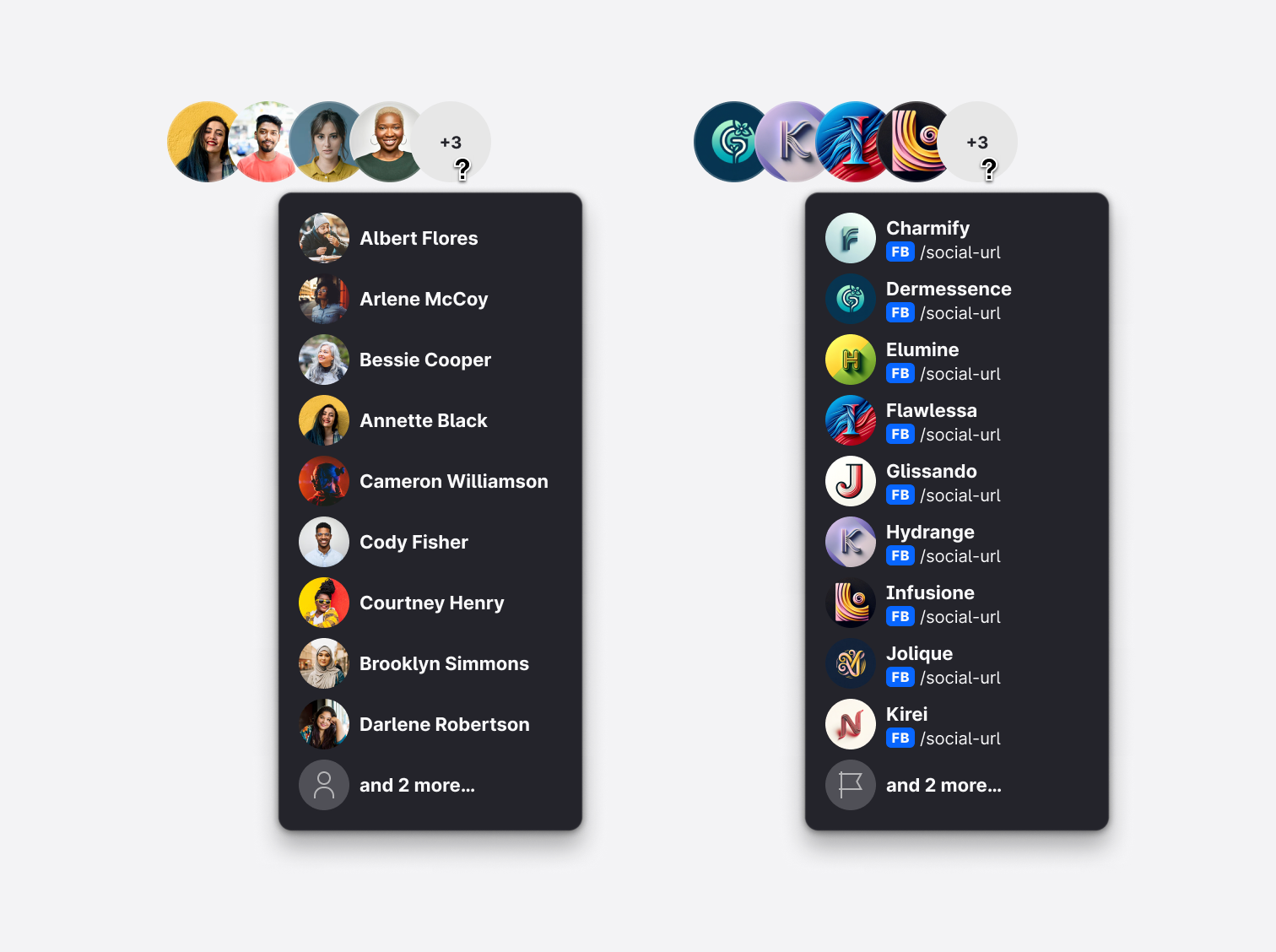 Group of elements longer