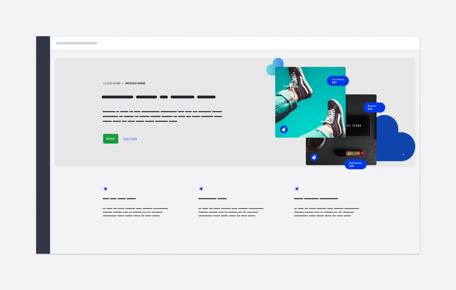 Promotion teasing page