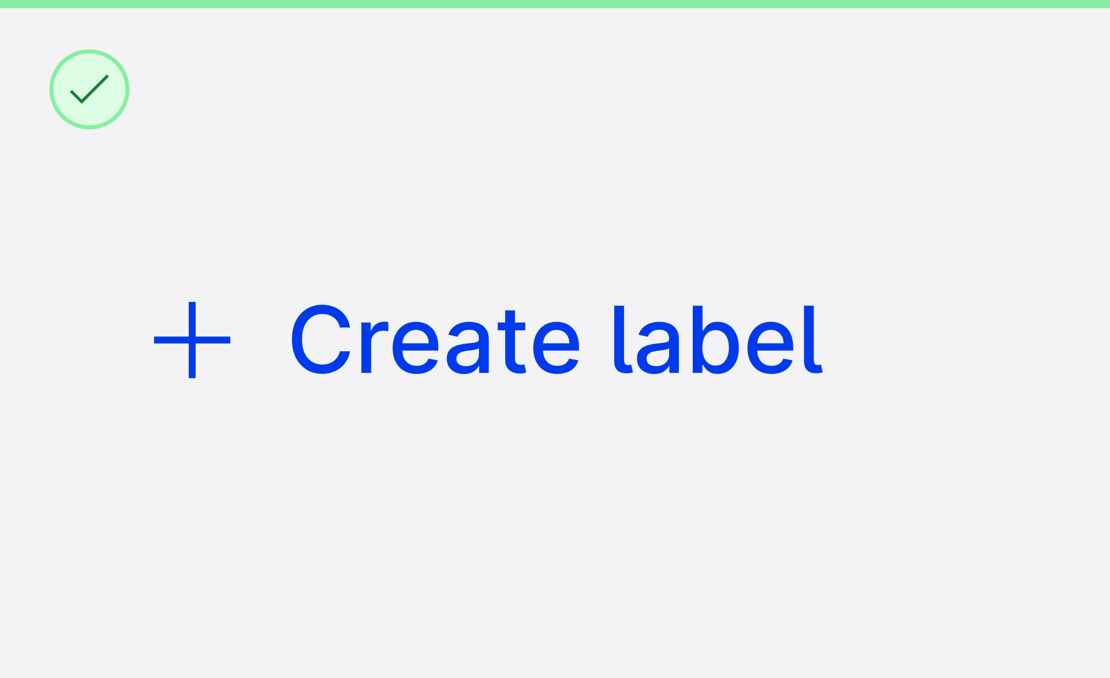 Primary blue color, --color-on-layer-interactive, is used for hyperlinks and primary actions.