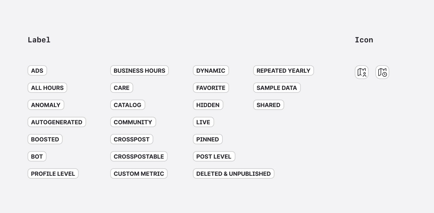 Types - Non-actionable