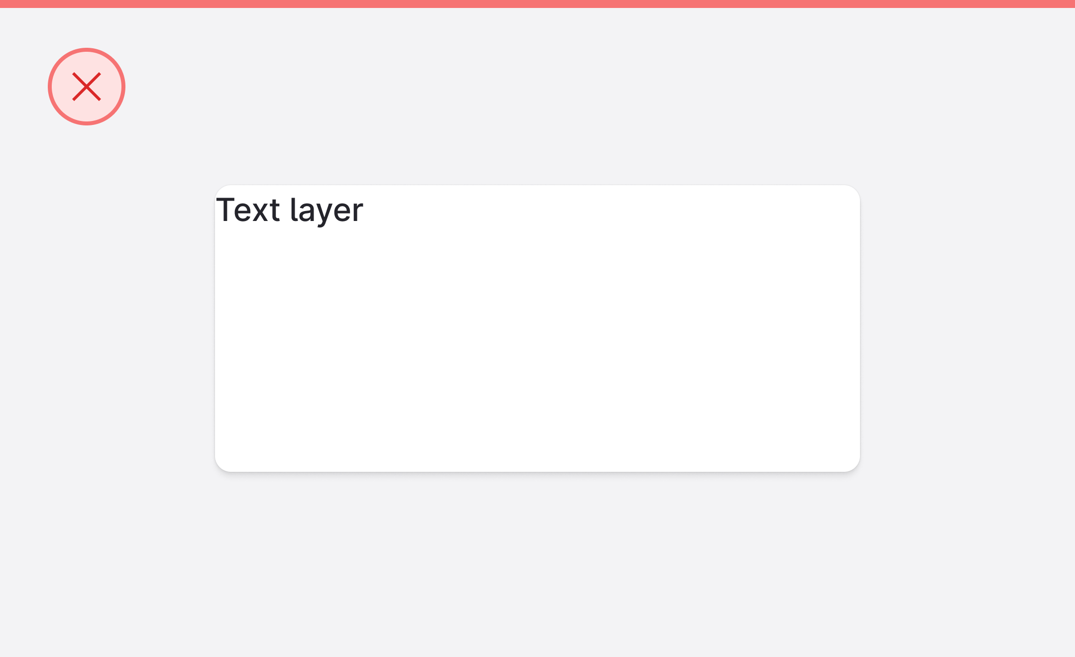 Avoid positioning the content to container borders.