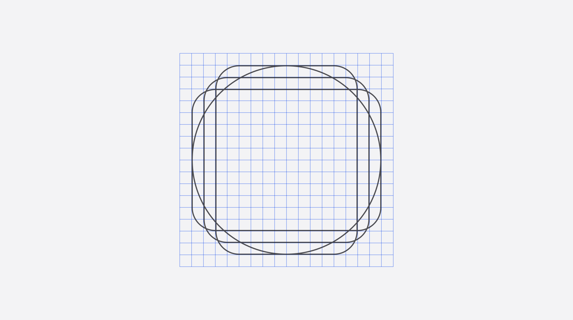 Shapes grid