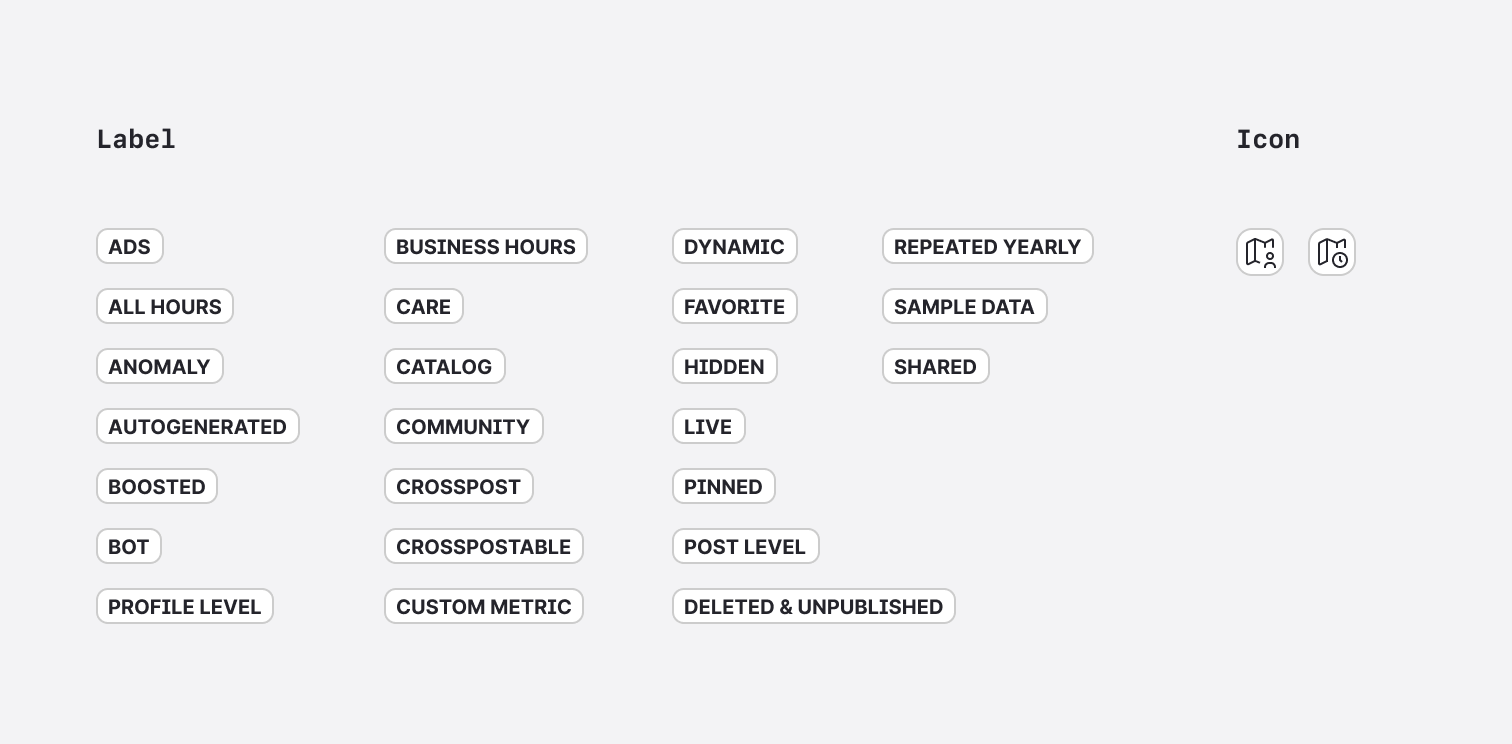 Types - Non-actionable