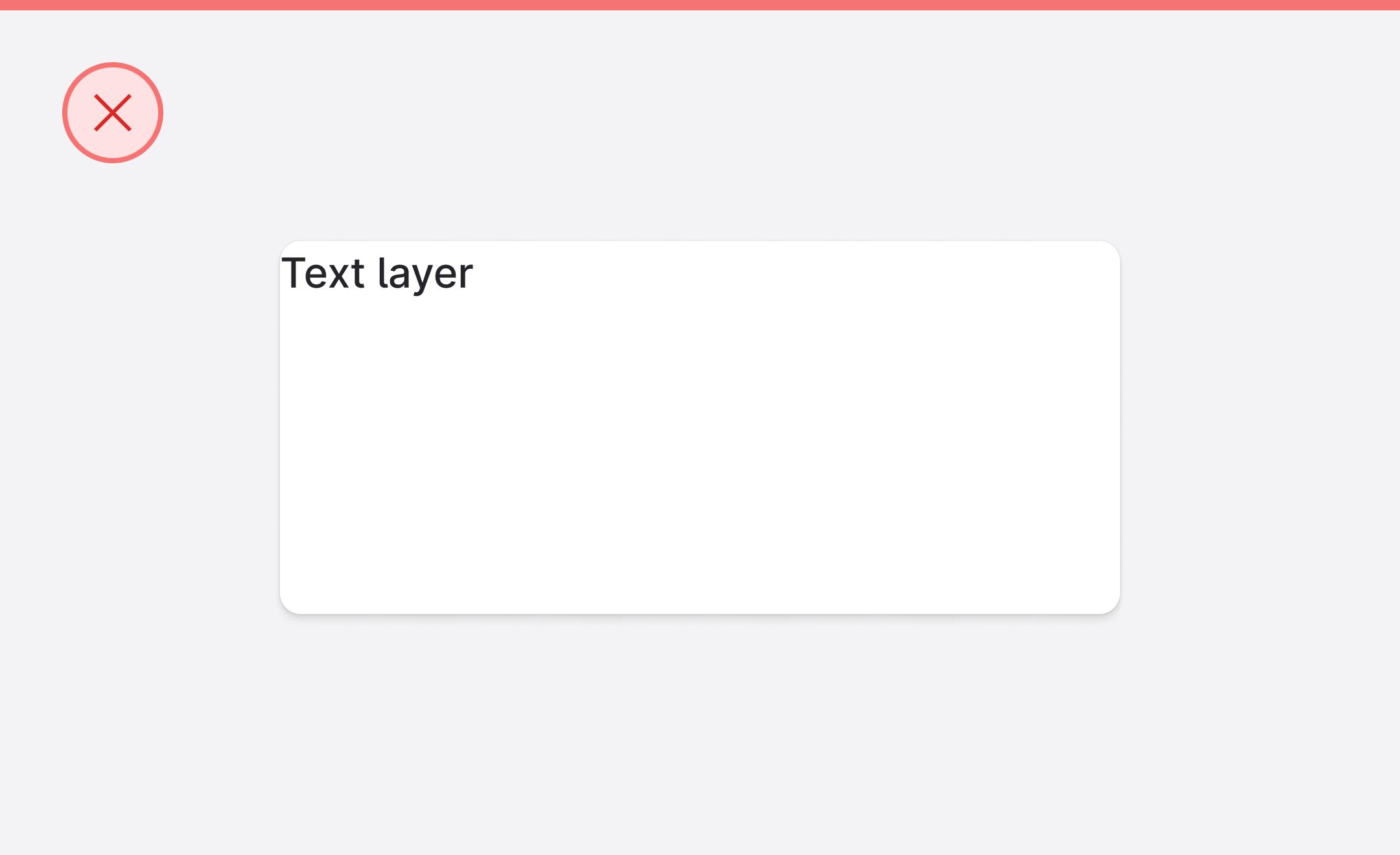 Avoid positioning the content to container borders.