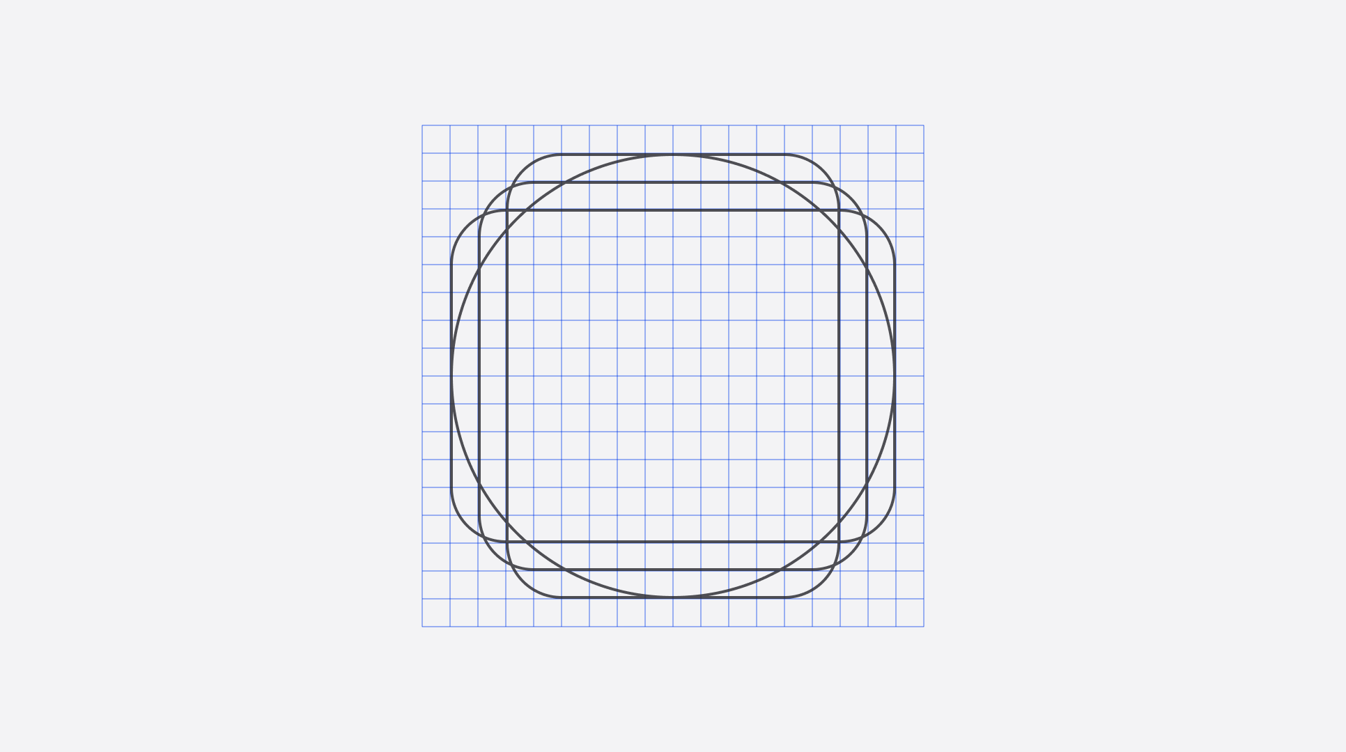 Shapes grid