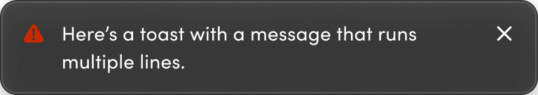 Warning