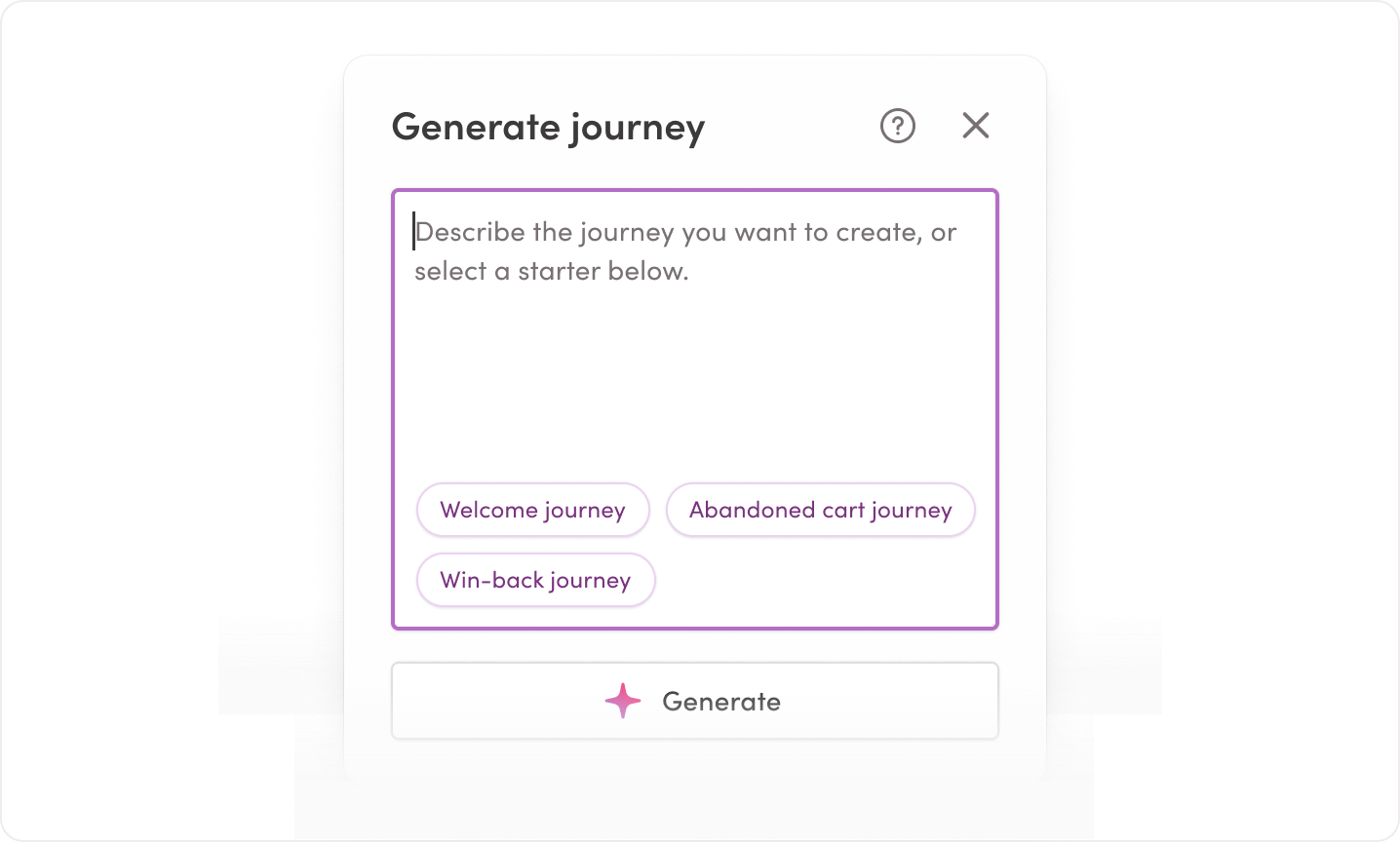 Journey assist example
