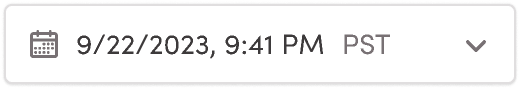 Type=Datetime, Style=Select, Status=Filled