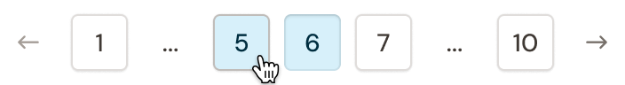 Extended pagination exmaple