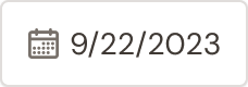 Type=Date, Style=Input, Status=Filled