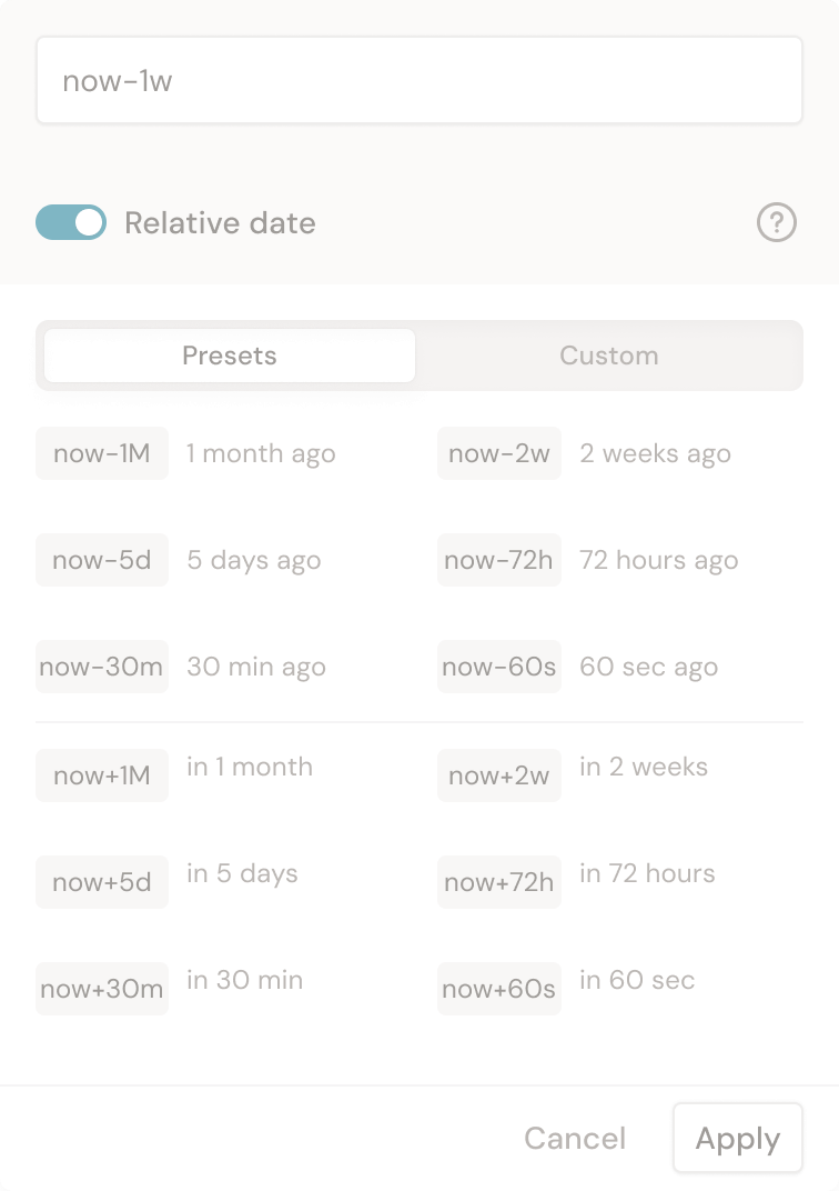 State=Relative (Presets)