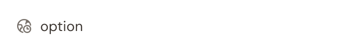 Leading icon