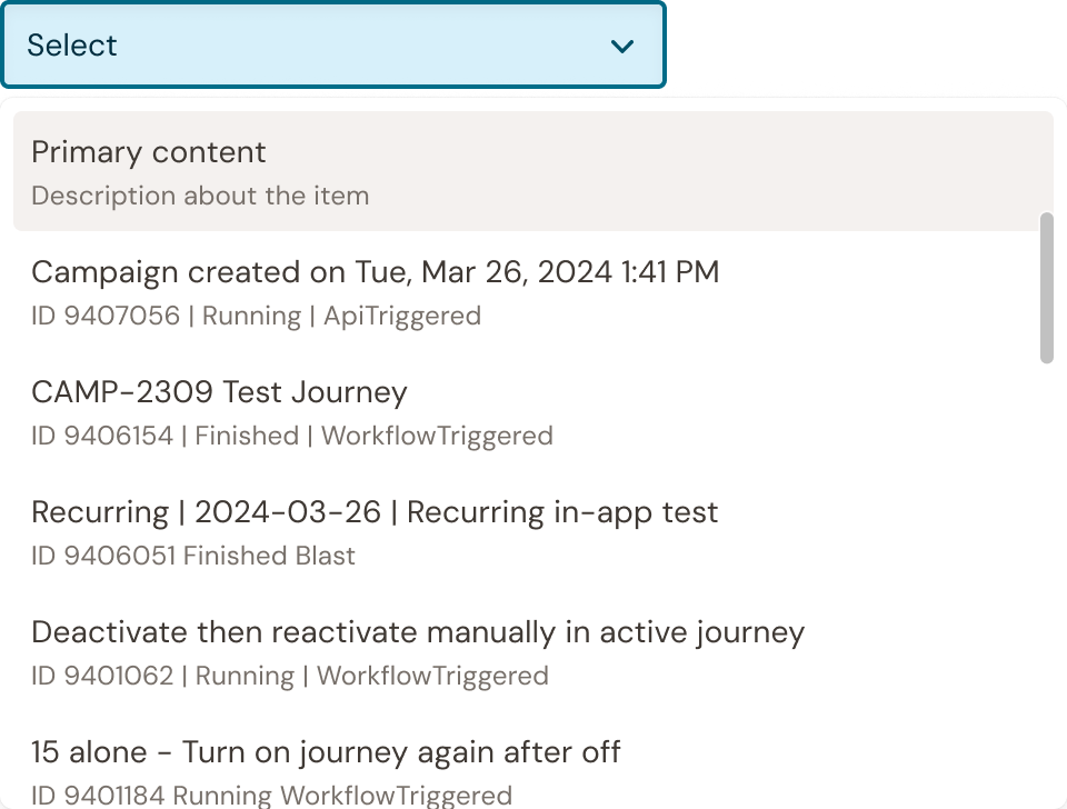 Max-height, scroll, and search example