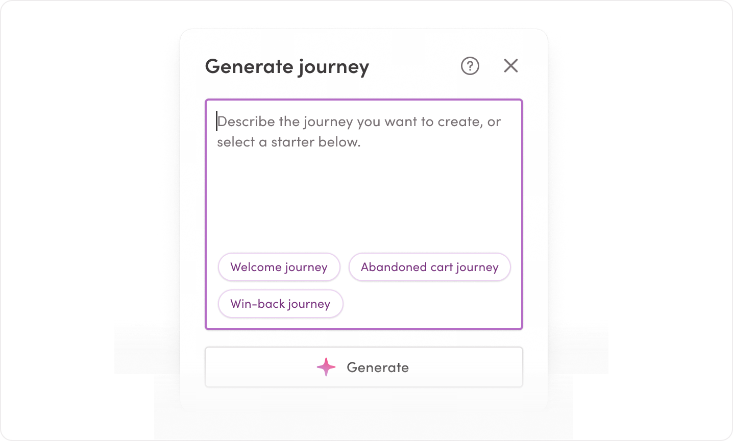 Journey assist example