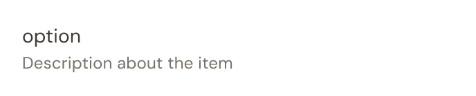 Description