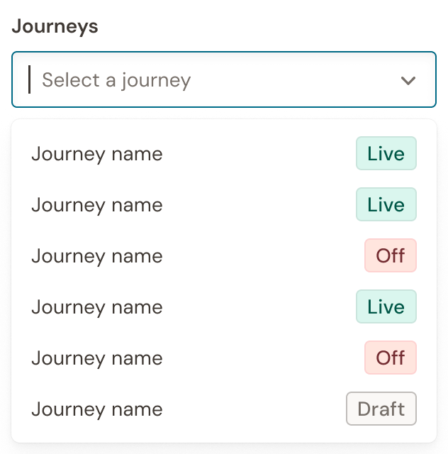 input select - badge example