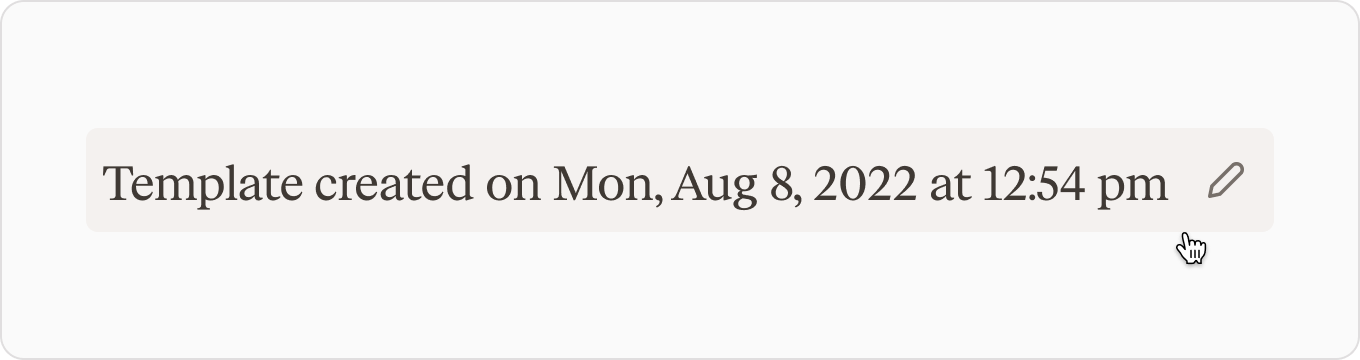 Inline edit example – Hover