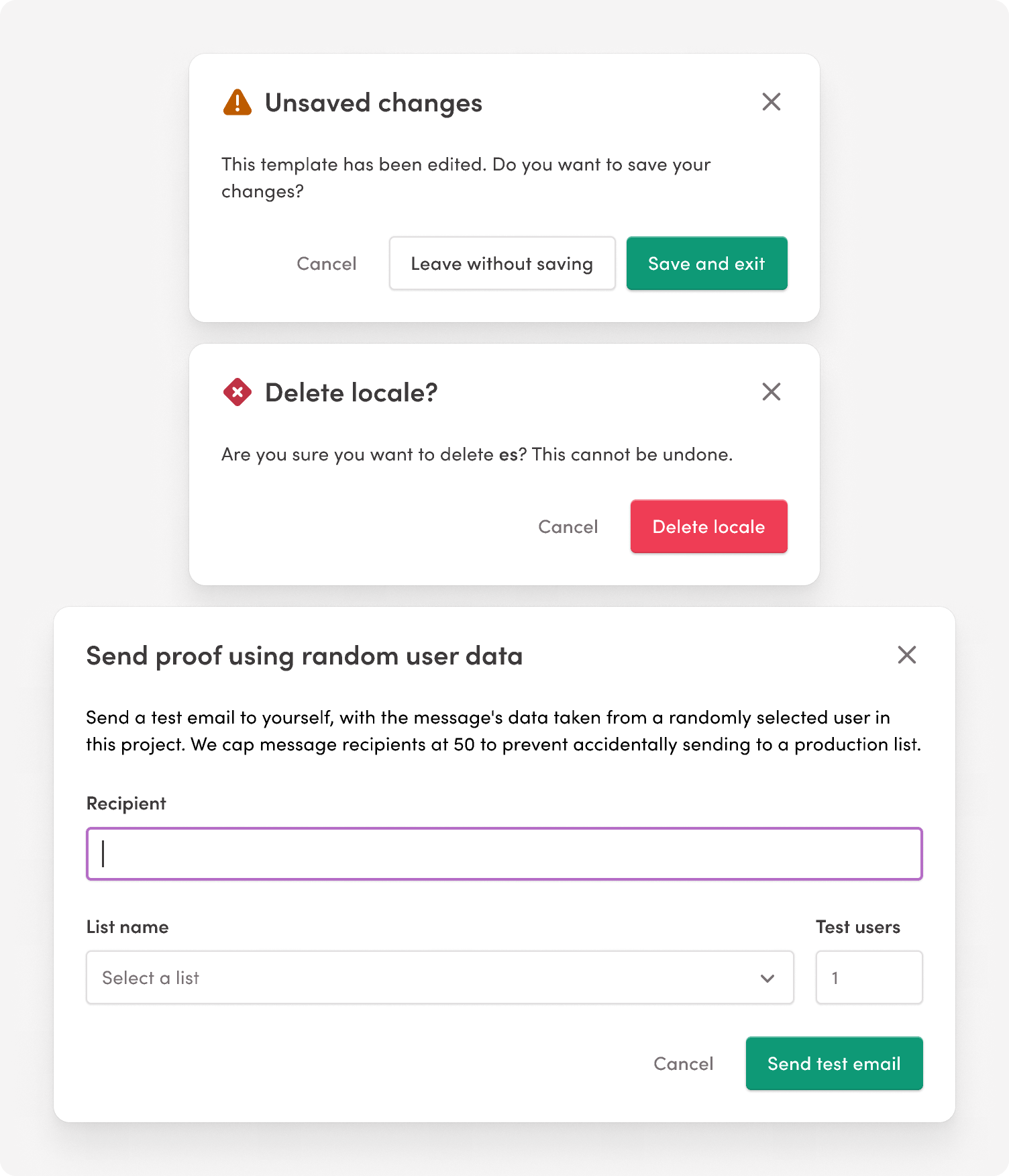 Use case examples