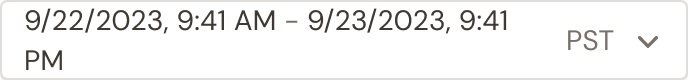 Type=Datetime range, Style=Select, Status=Filled