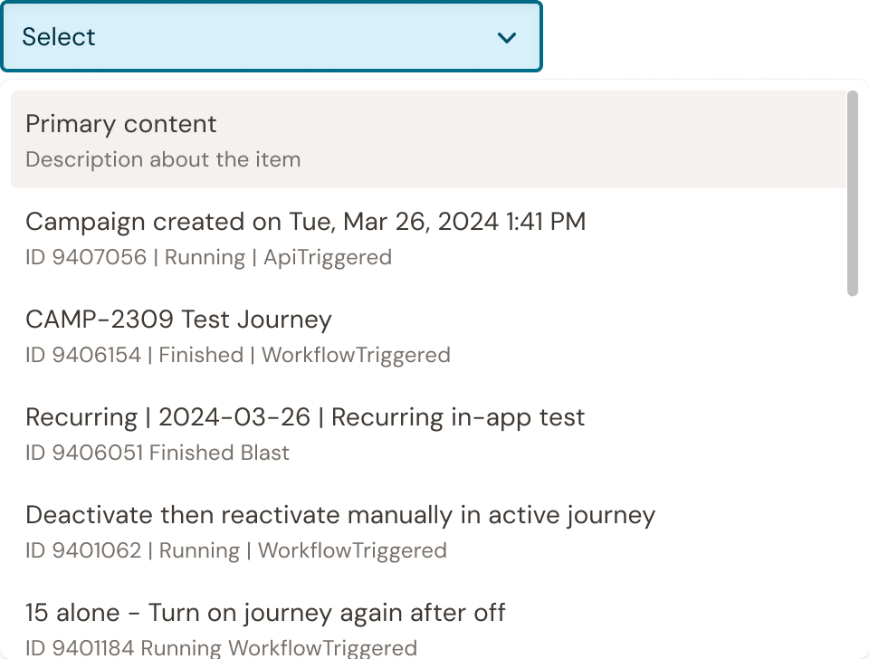 Metadata example