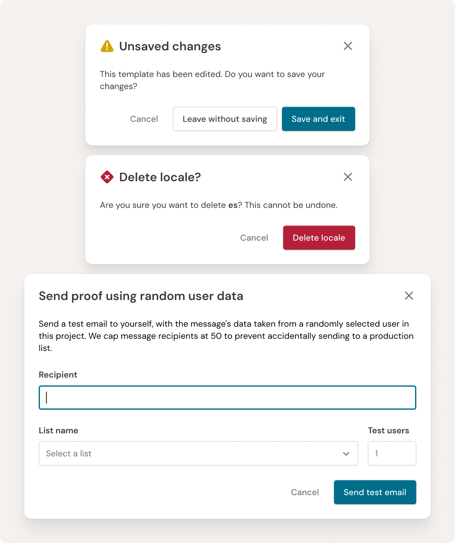 Use case examples
